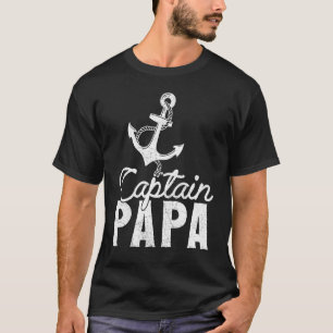 Camiseta Capitão Papa Navio Anchor Barco Barco