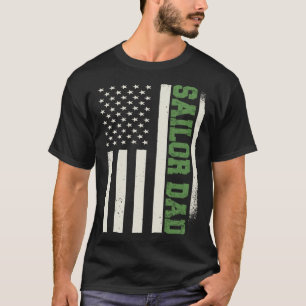 Camiseta Capitão Patriótico Barco Velejando Marinha Embarca