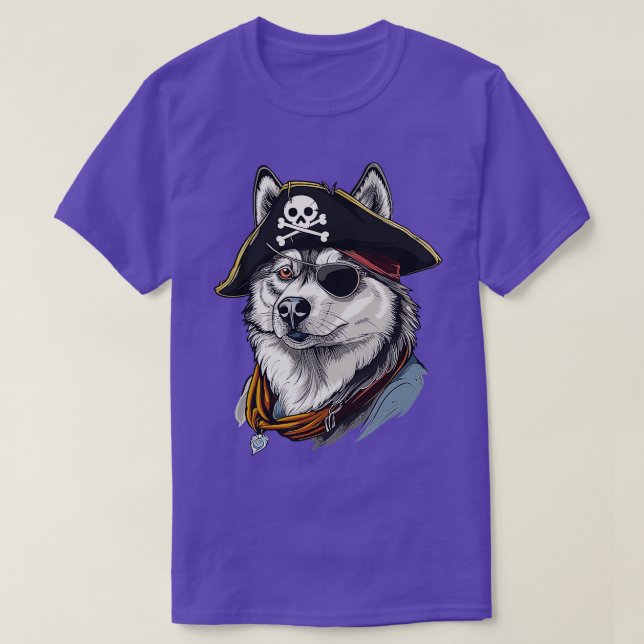 Camiseta Capitão Pirata de rouco (Frente do Design)