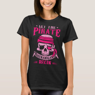 Camiseta Capitão Pirata Deixe as Travessuras de Pirata Come