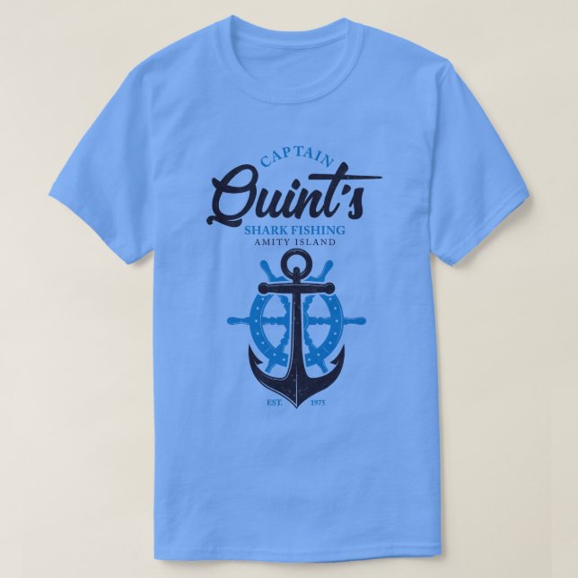 Camiseta Capitão Quint Pesca (Frente do Design)