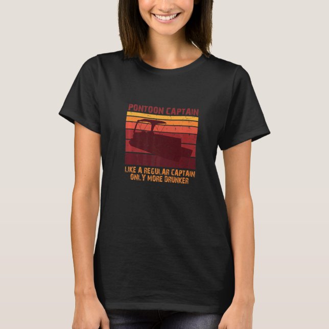 Camiseta Capitão Regular Capitão Só Mais Bêbado (Frente)