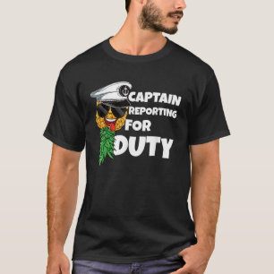 Camiseta Capitão Relatando O Desconto De Ananás S