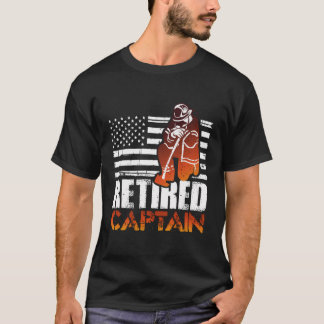 Camiseta Capitão Retirement Gi, Bombeiro Americano aposenta