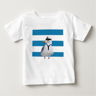 Camiseta Capitão Seagull Blue Stripes