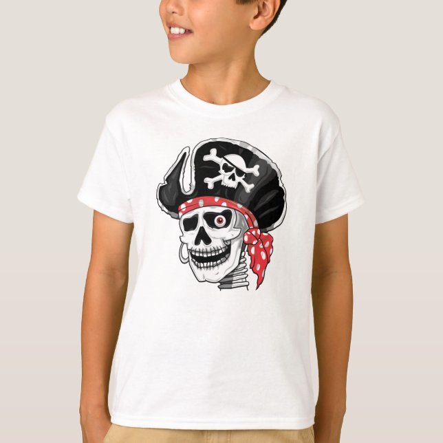 Camiseta Capitão Skull Pirate (Frente)