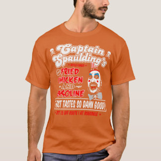 Camiseta Capitão Spaulding Fried Chicken e Gasoline Hoodi
