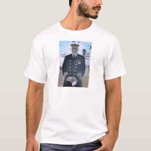 Camiseta Capitão titânico Edward J. Smith do RMS