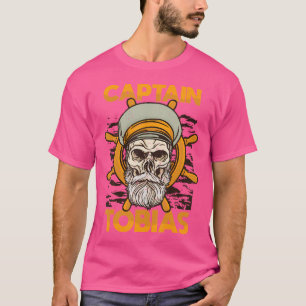 Camiseta Capitão Tobias Roda Do Navio Marinheiro Marítimo Ú