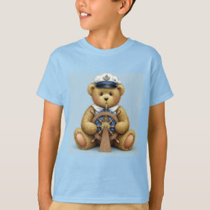 Camiseta Capitão ursinho com Helm por Natasha Us