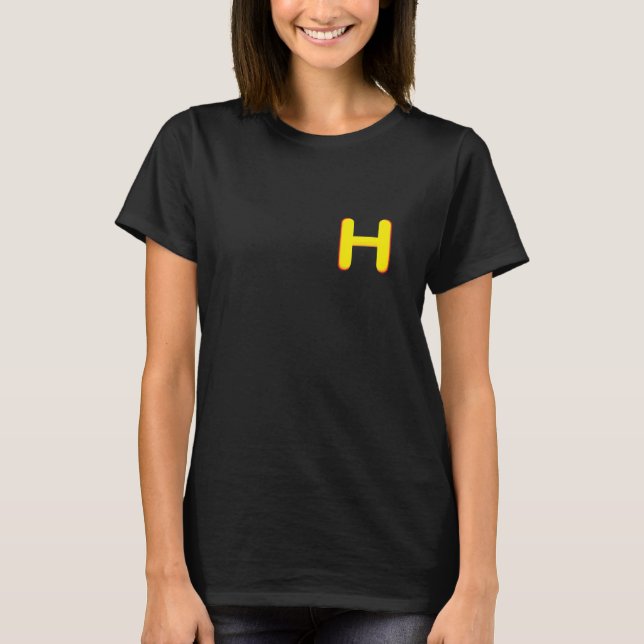 Camiseta Capitol Dourado "H"   (Frente)