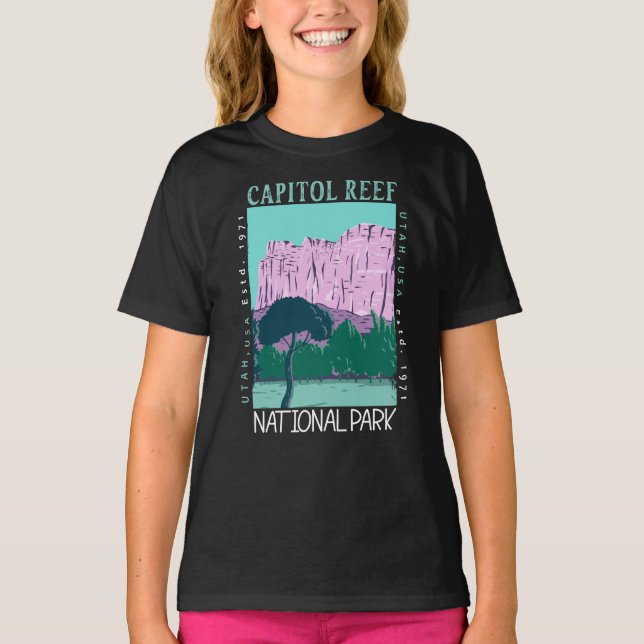 Camiseta Capitol Reef National Park Utah - Retro em Desvio (Frente)