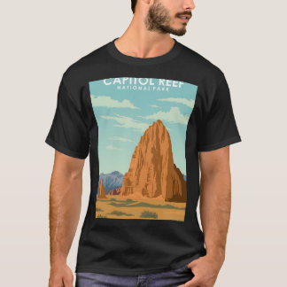 Camiseta Capitol Reef National Park Vintage e Retro Trave
