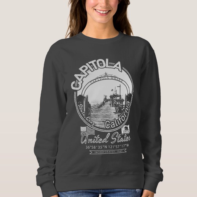CAMISETA CAPITOLA PAPAIS NOEIS CRUZ CALIFORNIA - CAPITOLA W (Frente)