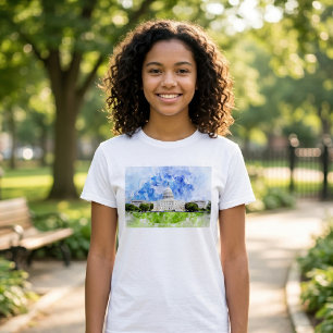 Camiseta Capitólio dos Estados Unidos em Washington DC Wate