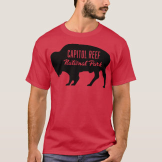 Camiseta Capitólio Reef Parque Nacional Buffalo Negro