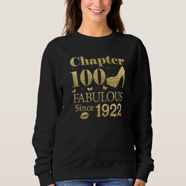Camiseta Capítulo 100 Fabuloso Desde 1922 100º Aniversário  (Frente)