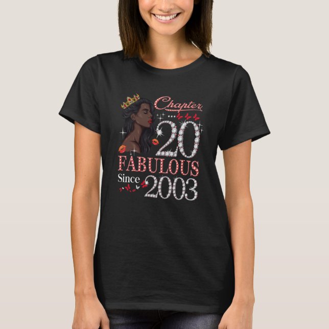 Camiseta Capítulo 20 Fabuloso Desde 2003 20 Aniversário Rai (Frente)