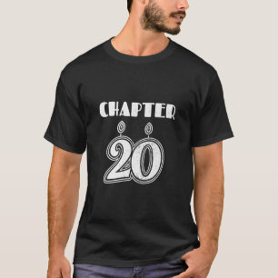 Camiseta Capítulo 20 Feliz Nascer Dia Vinte Festas de anive