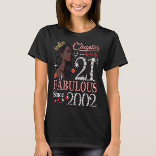 Camiseta Capítulo 21 Fabuloso Desde 2002 aniversário de 21