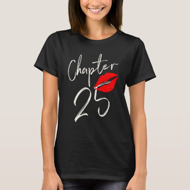 Camiseta Capítulo 25 EST 1997 Presentes De Aniversário De 2 (Frente)