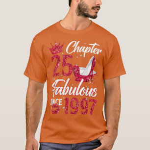 Camiseta Capítulo 25 Fabuloso Desde 1997 25 Aniversário Rai