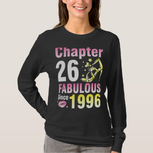 Camiseta Capítulo 26 Anos Fabuloso Desde 1996 Feliz Meu