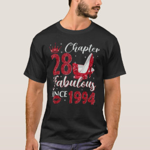 Camiseta Capítulo 28 Fabuloso Desde 1994 28º aniversário