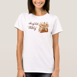 Camiseta Capítulo 30 Outono Abóbora Livresca 30º Aniversári