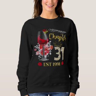 Camiseta Capítulo 31 Anos EST 1991 31ª Rosa vermelha de Ani