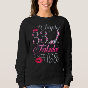 Camiseta Capítulo 33 Fabuloso Desde 1989 33º Aniversário Pa
