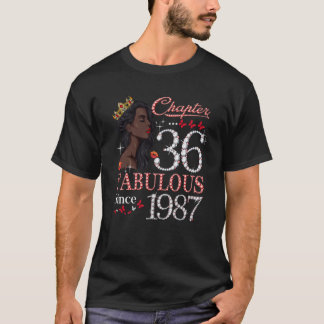 Camiseta Capítulo 36 Fabuloso desde 1987 36º aniversário da