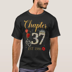 Camiseta Capítulo 37 Anos EST 1986 37ª Rosa vermelha de ani