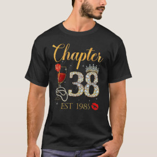 Camiseta Capítulo 38 Anos EST 1985 38ª Rosa vermelha de ani