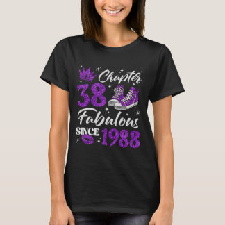 Camiseta Capítulo 38 Fabuloso Desde 1988 38º Aniversário Mu