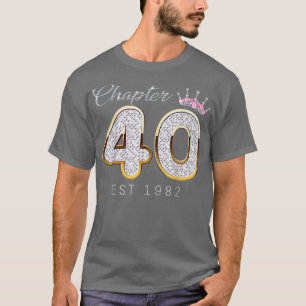 Camiseta Capítulo 40 EST 1982 41O Presente De Aniversário P