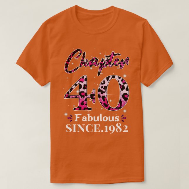Camiseta Capítulo 40 Fabuloso Desde 1982 (Frente do Design)