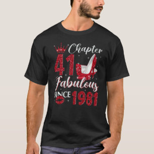 Camiseta Capítulo 41 Fabuloso Desde 1981 41ruas Aniversário