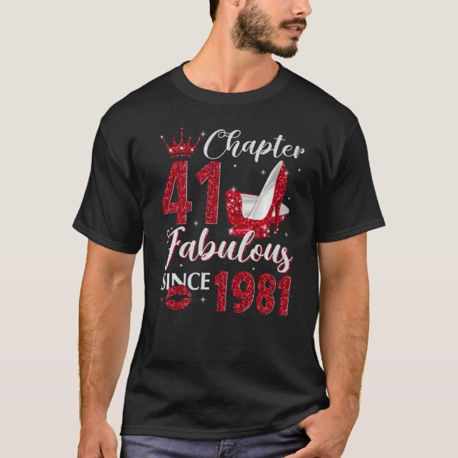 Camiseta Capítulo 41 Fabuloso Desde 1981 41ruas Aniversário (Frente)