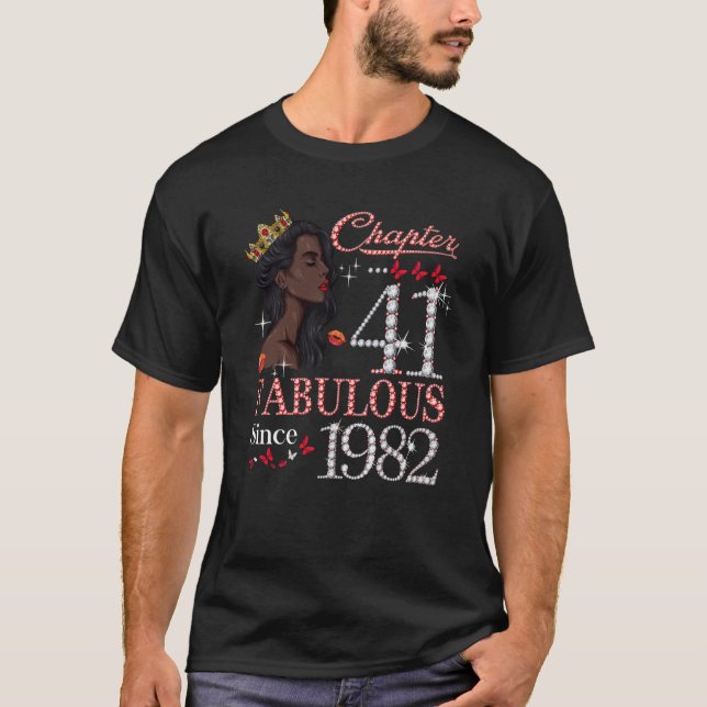 Camiseta Capítulo 41 Fabuloso Desde 1982 41rua Aniversário  (Frente)