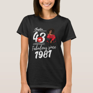Camiseta Capítulo 43 Fabuloso Desde 1981 43º Aniversário da