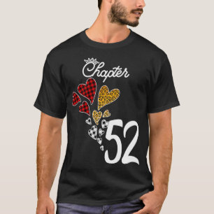 Camiseta Capítulo 52 Anos 52.o Aniversário Pla do Leopard B