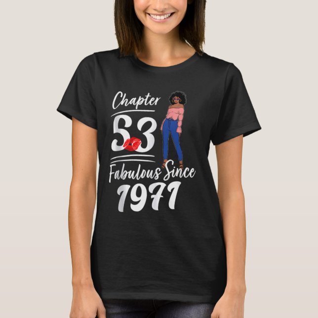 Camiseta Capítulo 53 Fabuloso Desde 1971 53º Aniversário de (Frente)