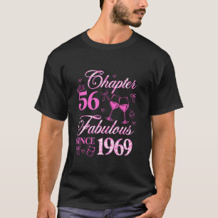 Camiseta Capítulo 56 Fabuloso Desde 1969 Coquete Laço 56º B