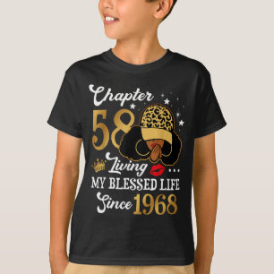 Camiseta Capítulo 58 Vivendo Minha Vida Abençoada Desde 196