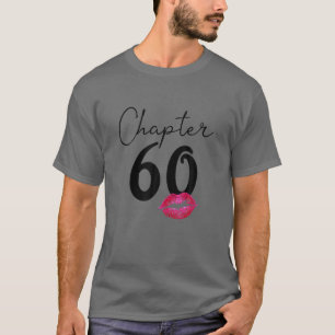 Camiseta Capítulo 60 Feliz Aniversário 60º Nascer Em 1962