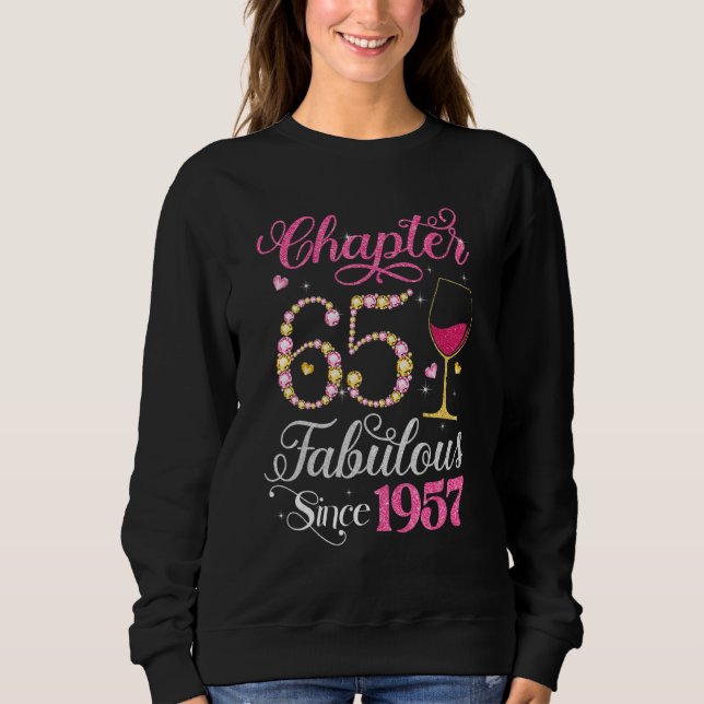 Camiseta Capítulo 65 Fabuloso Desde 1957, 65 Anos, Rainha B (Frente)
