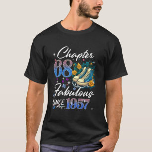 Camiseta Capítulo 68 Fabuloso EST 1957 68º Aniversário Flor