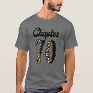 Camiseta Capítulo 70 Anos 70 Feliz Nascer De Aniversário