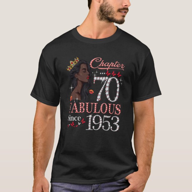 Camiseta Capítulo 70 Fabuloso Desde 1953 70 Aniversário Rai (Frente)